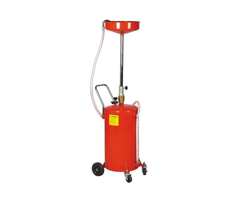 20195 Vidange d'huile pneumatique réglable avec roulettes, 20 gallons