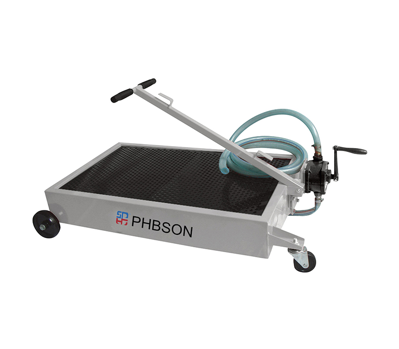 20208 Vidange d'huile à profil bas — 15 gallons, pompe manuelle, acier