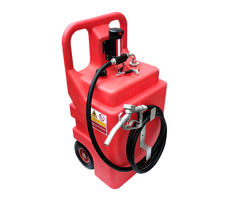 20349-Réservoir de carburant portable avec pompe de transfert diesel 12v 120 litres