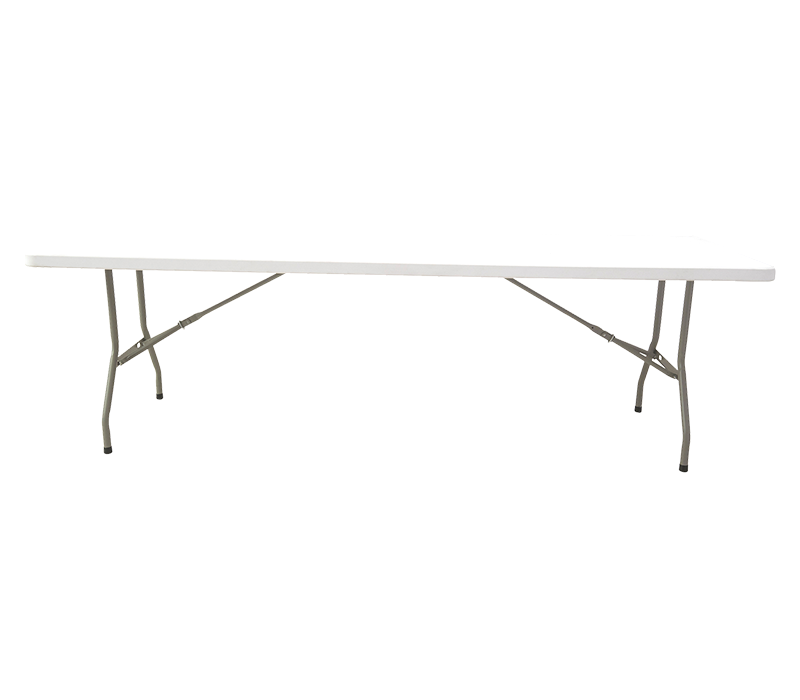 20323 Table pliante rectangulaire solide de 8 pieds